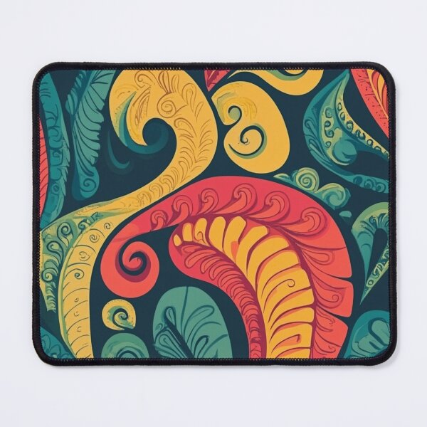 Item preview, New Zealand Māori Paua Pattern Koru Design 143 designed and sold by GrinGalore.