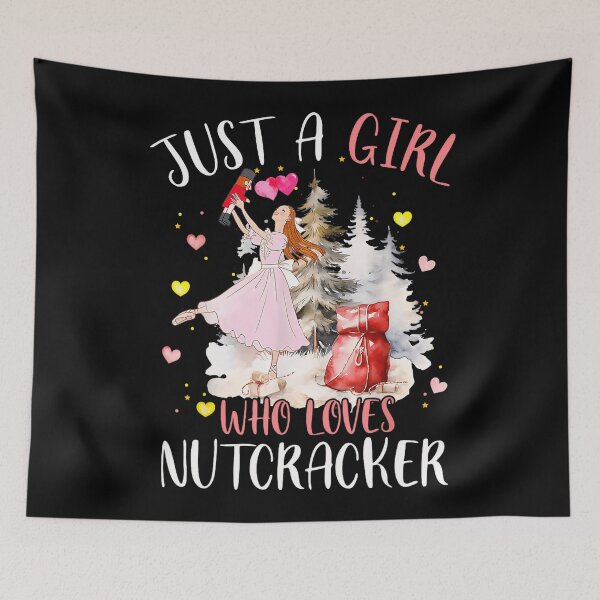 Item preview, Just A Girl Who Loves Christmas Ballet designed and sold by EarlieRindone.