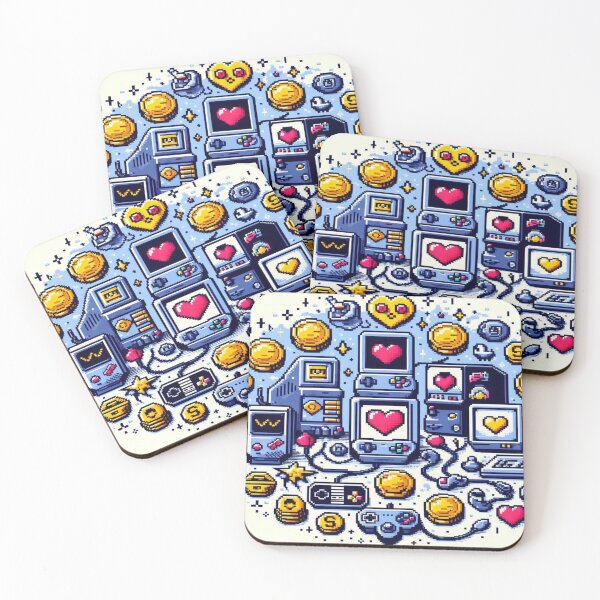 Item preview, Retro Gaming Pixel Doodles designed and sold by Imaginarium of Chaos falcon88 .