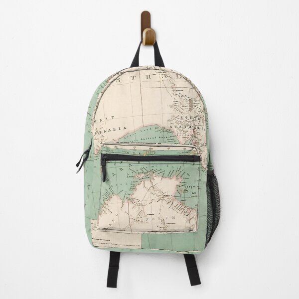 Item preview, Vintage Topographic Map of Australia (1868) designed and sold by Leilaarros.