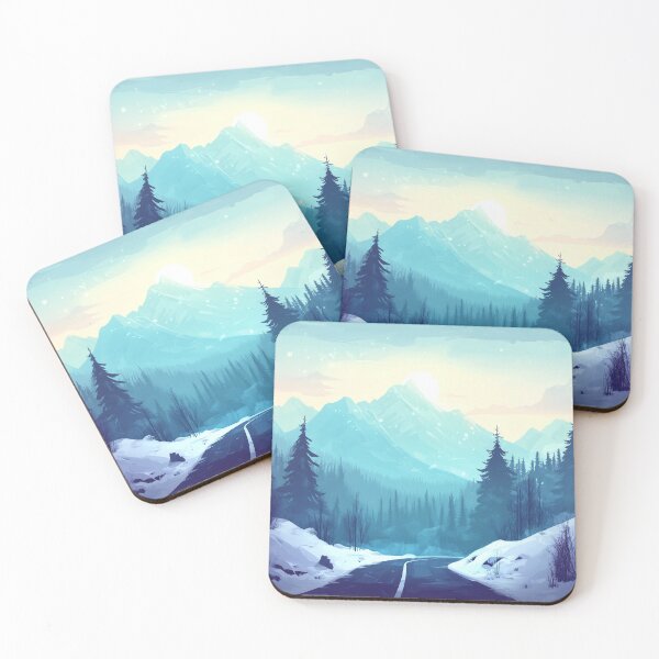 Item preview, Serene Winter Road designed and sold by PrimeGens.