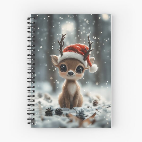 Item preview, Winter Magic: Cute Christmas Deer in the Snow designed and sold by CapybaraCompany.