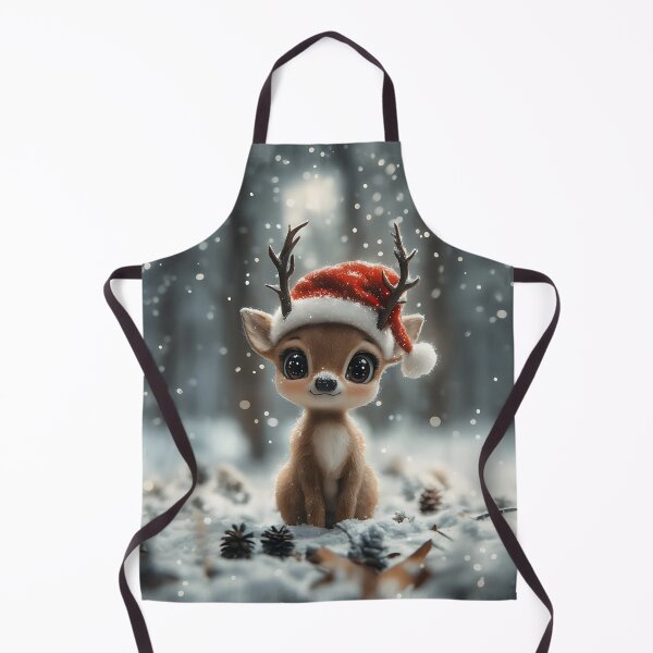 Item preview, Winter Magic: Cute Christmas Deer in the Snow designed and sold by CapybaraCompany.