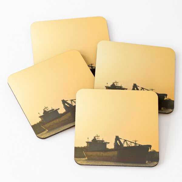 Item preview, Ship at Sunset designed and sold by bertsworks300.