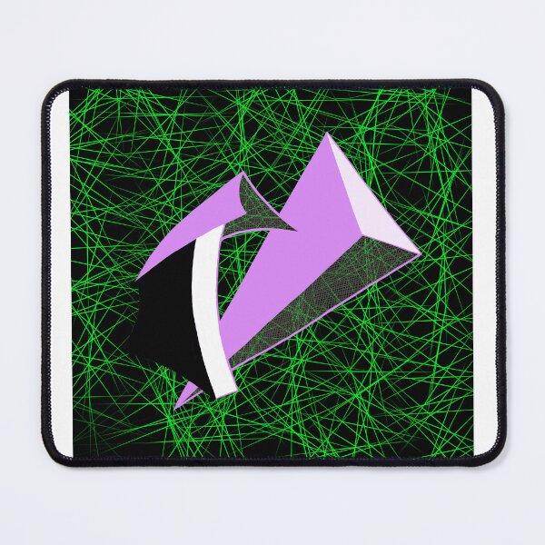 Item preview, Violet Graphic Fantasy Figure on Green Background designed and sold by marinasfamily.