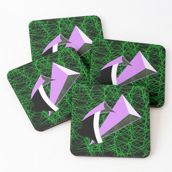 Item preview, Violet Graphic Fantasy Figure on Green Background designed and sold by marinasfamily.