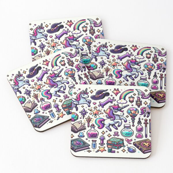 Item preview, Fantasy Magic Pixel Doodles designed and sold by Imaginarium of Chaos falcon88 .
