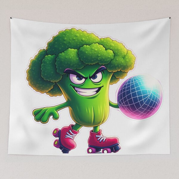 Item preview, "Disco Broccoli – Funky & Funny Design" designed and sold by AVCART.