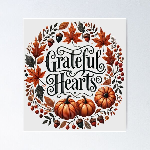 Item preview, Grateful Hearts- Giving Thanks  designed and sold by Rajasekar.