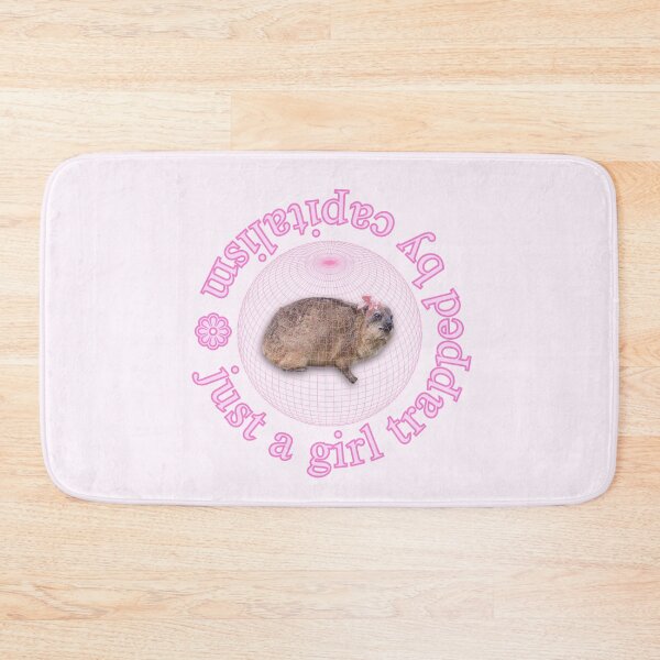 Item preview, Rock Hyrax "Just a Girl Trapped by Capitalism" Coquette designed and sold by matchamoonshop.