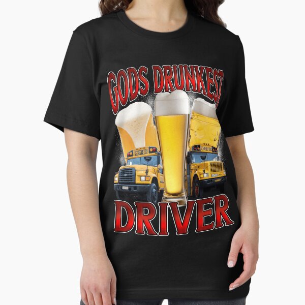 Item preview, Funny Meme T-Shirt GODS DRUNKEST DRIVER Humorous Party Culture Graphic Tee Fun Novelty Gift for Friends Drinking Celebration Apparel designed and sold by PaloClothes.