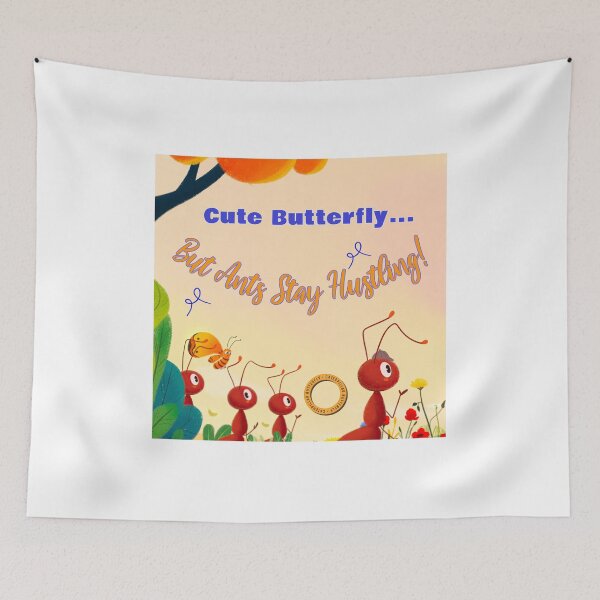 Item preview, "Tiny Travelers: The Ants Go Marching (With a Butterfly Boss)" designed and sold by CATBUTT-DESIGNS.