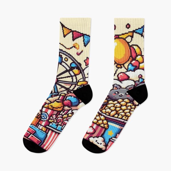 Item preview, Carnival Pixel Fun Doodles designed and sold by Imaginarium of Chaos falcon88 .