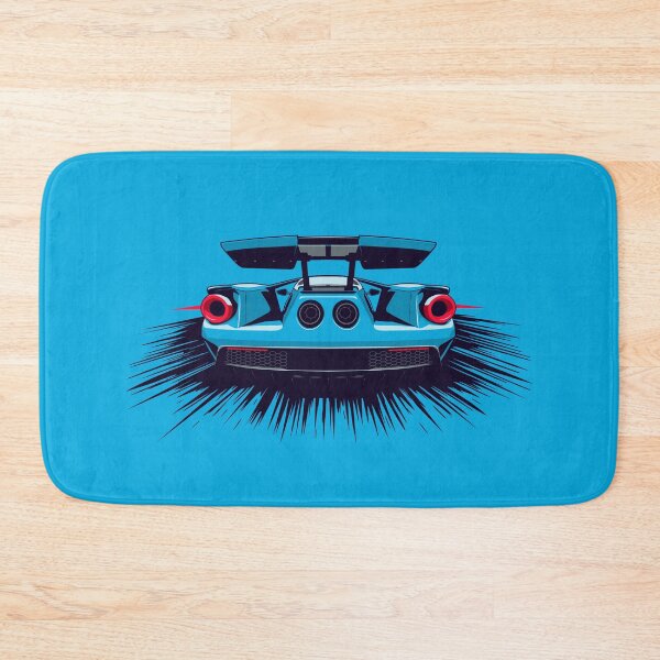Item preview, Rear of Blue A Legendary American Muscle Car in Motion designed and sold by ApexFibers.
