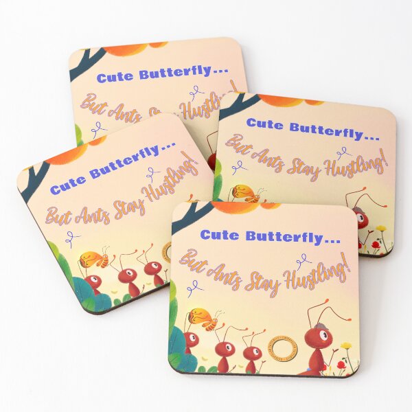 Item preview, "Tiny Travelers: The Ants Go Marching (With a Butterfly Boss)" designed and sold by CATBUTT-DESIGNS.