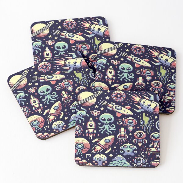 Item preview, Galactic Pixel Doodles designed and sold by Imaginarium of Chaos falcon88 .