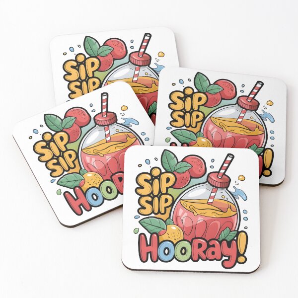 Item preview, Sip Sip Hooray Juice Drink T-shirt Design designed and sold by aeejee.