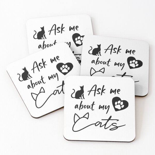 Item preview, Ask Me About My Cats designed and sold by Pooja I.