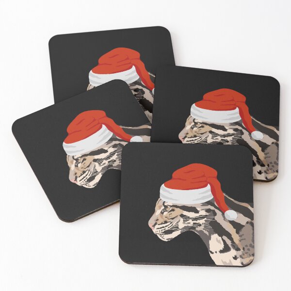 Item preview, Christmas Clouded Leopard designed and sold by GeoCreate.