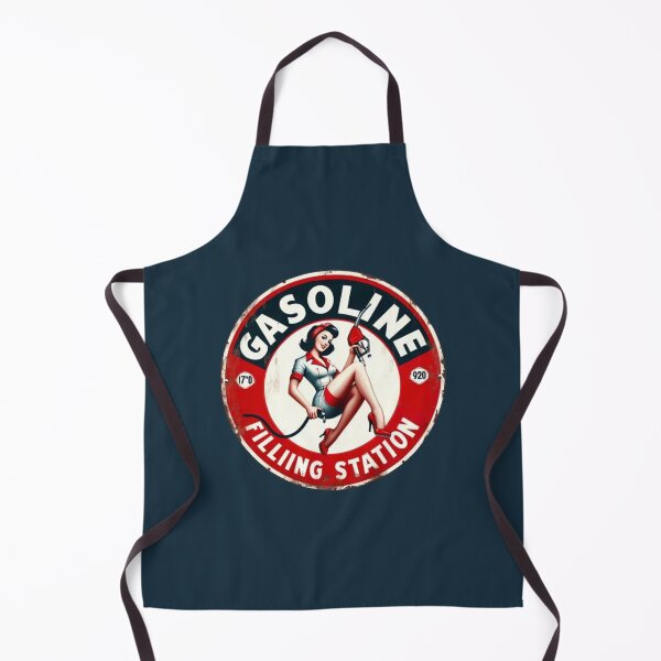 Item preview, Retro Style Gasoline Metal Sign designed and sold by FutureTraveller.