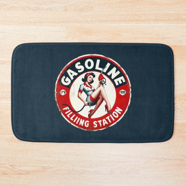 Item preview, Retro Style Gasoline Metal Sign designed and sold by FutureTraveller.