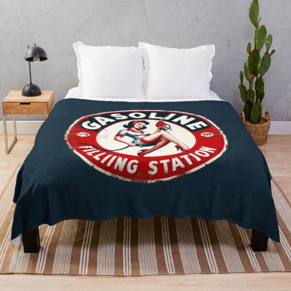 Item preview, Retro Style Gasoline Metal Sign designed and sold by FutureTraveller.