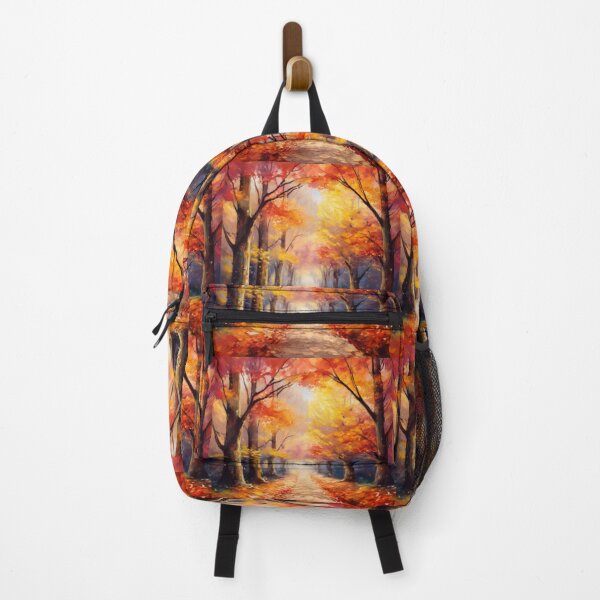 Item preview, Autumn Pathway with Vibrant Colours and Golden Trees designed and sold by RaiyaTees.