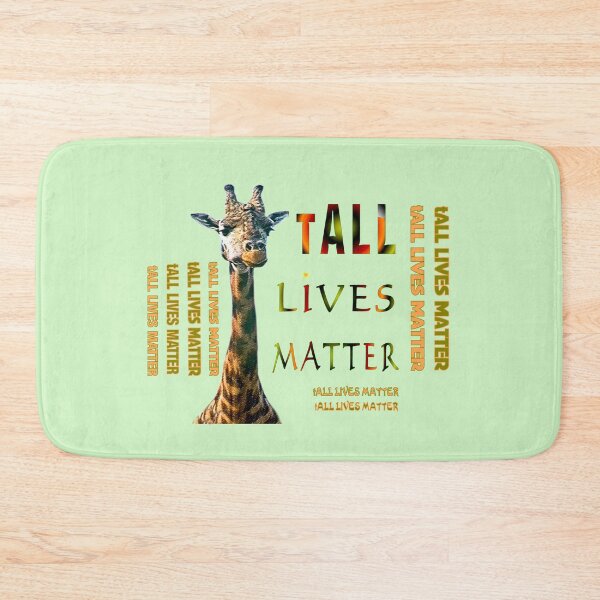 Item preview, tALL LIVES MATTER Giraffe designed and sold by kristalcurt.