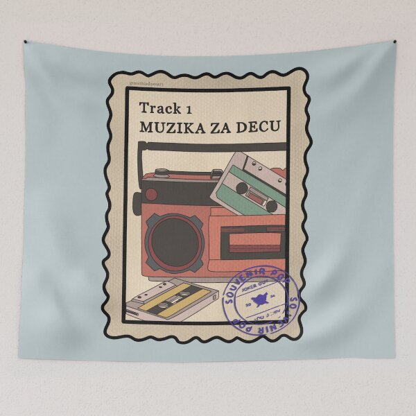 Item preview, Muzika za Decu Stamp designed and sold by atlasbackache.