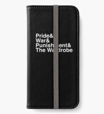 Pride & War Literary Mashup iPhone Wallet/Case/Skin