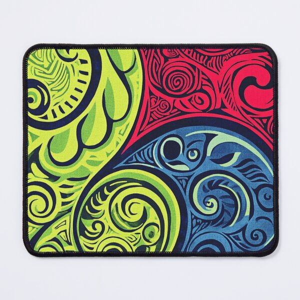 Item preview, New Zealand Paua Māori Pattern Koru Design 147 designed and sold by GrinGalore.
