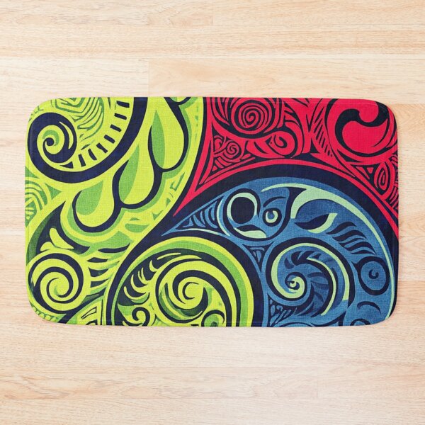 Item preview, New Zealand Paua Māori Pattern Koru Design 147 designed and sold by GrinGalore.
