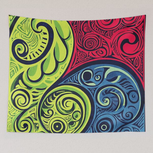 Item preview, New Zealand Paua Māori Pattern Koru Design 147 designed and sold by GrinGalore.