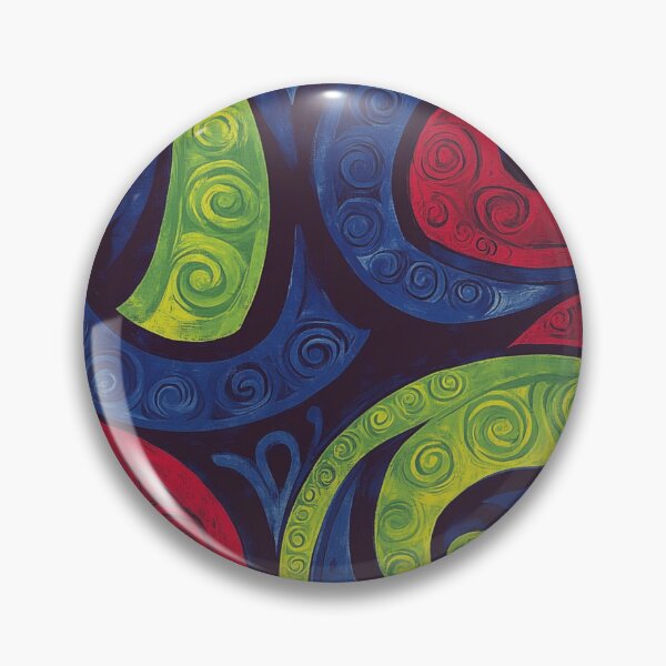 Item preview, New Zealand Paua Māori Pattern Koru Design 148 designed and sold by GrinGalore.