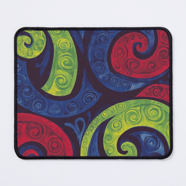 Item preview, New Zealand Paua Māori Pattern Koru Design 148 designed and sold by GrinGalore.
