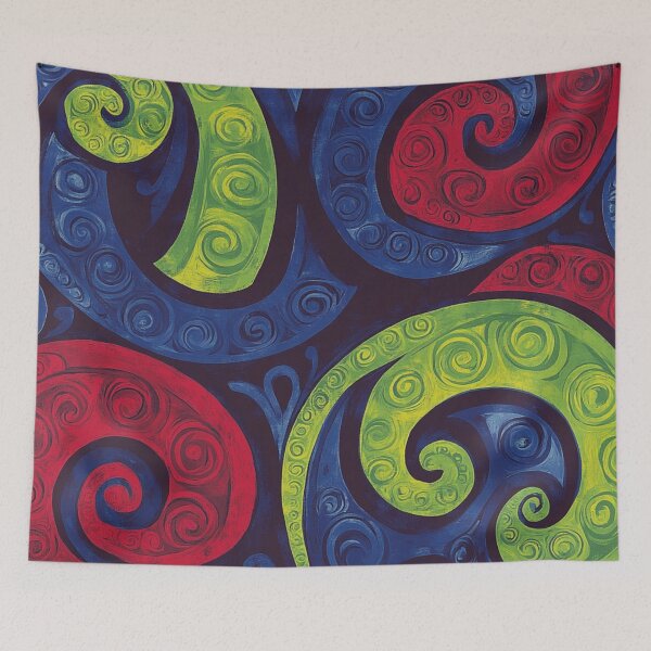 Item preview, New Zealand Paua Māori Pattern Koru Design 148 designed and sold by GrinGalore.