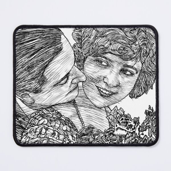 Item preview, ZELDA and F. SCOTT FITZGERALD ink portrait .2 designed and sold by lautir.