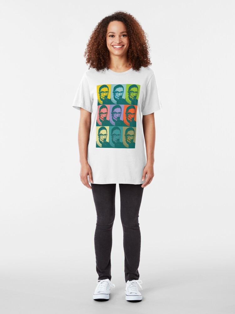 Alternate view of Notorious RBG for Spring Slim Fit T-Shirt