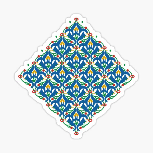 Item preview, Arabesque Motif of the Alhambra I - Blue designed and sold by JoseYeste.