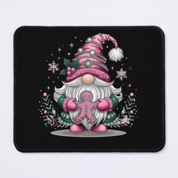 Item preview, Christmas Gnome Holding Gingerbread Cookie with Festive Details designed and sold by love3617.