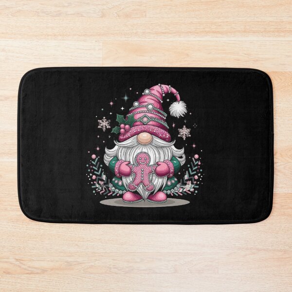 Item preview, Christmas Gnome Holding Gingerbread Cookie with Festive Details designed and sold by love3617.