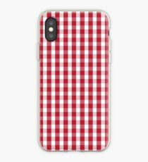 USA Flagge rot und weiß karierte überprüft iPhone-Hülle & Cover