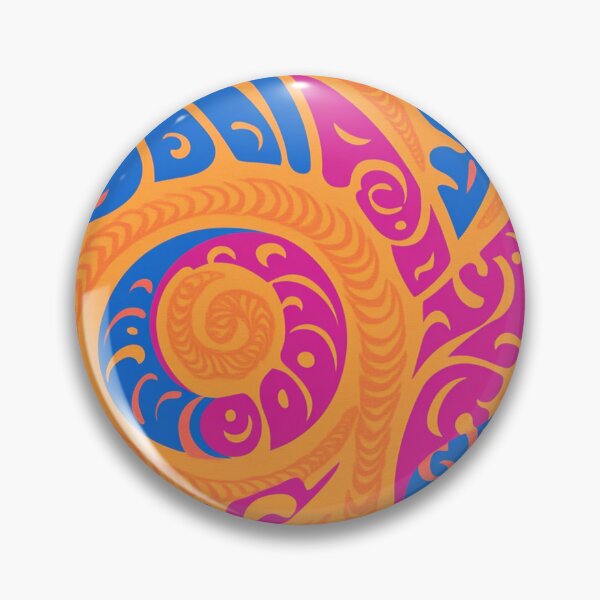 Item preview, New Zealand Paua Māori Pattern Koru Design 151 designed and sold by GrinGalore.