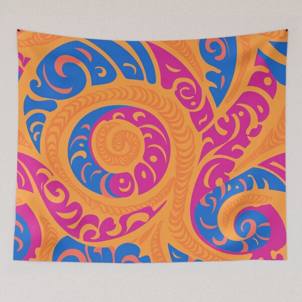 Item preview, New Zealand Paua Māori Pattern Koru Design 151 designed and sold by GrinGalore.