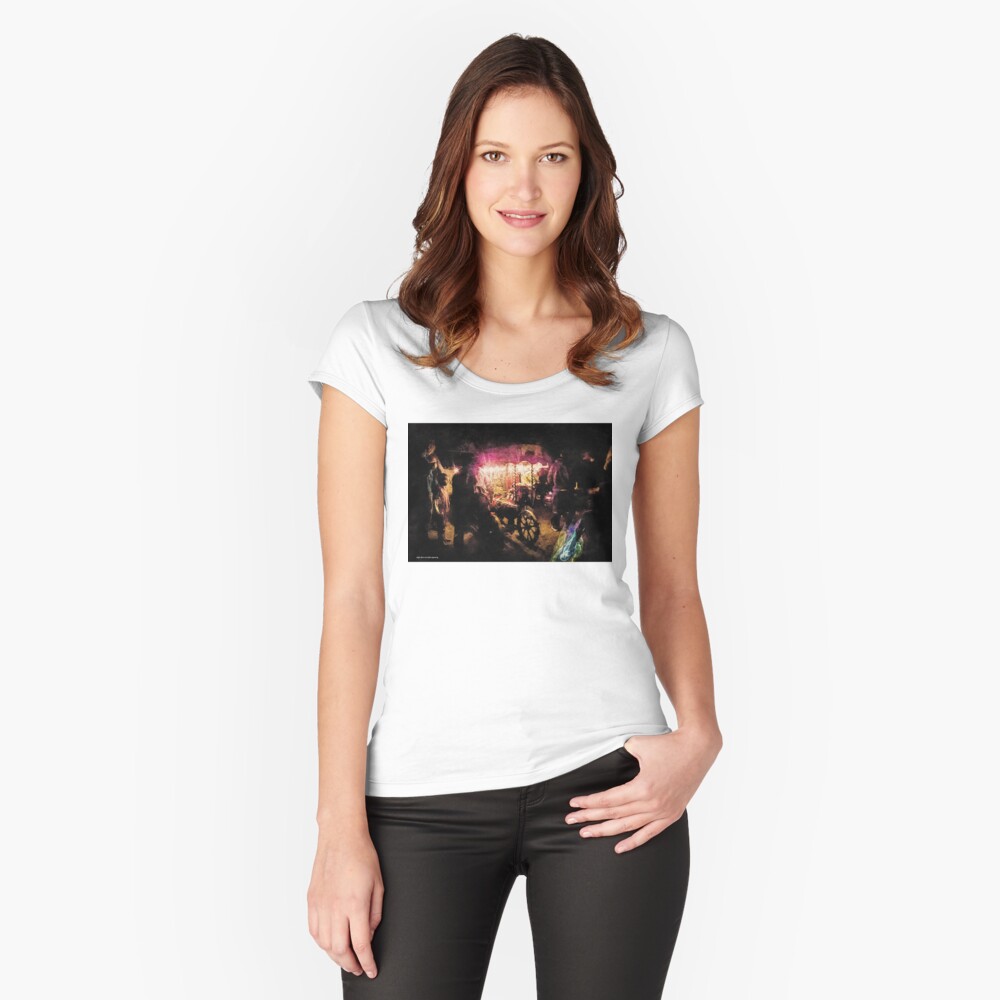 Item preview, Fitted Scoop T-Shirt designed and sold by bywhacky.