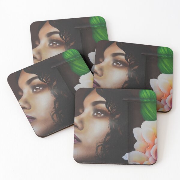 Item preview, Girl Flower Mural Ibiza designed and sold by eddiebarronshop.