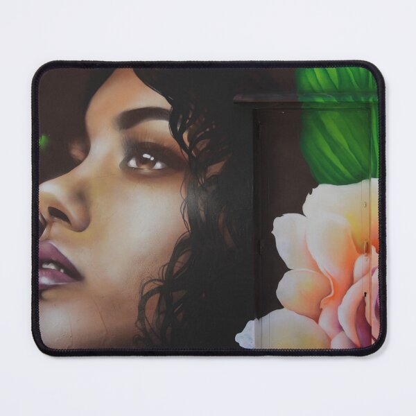Item preview, Girl Flower Mural Ibiza designed and sold by eddiebarronshop.
