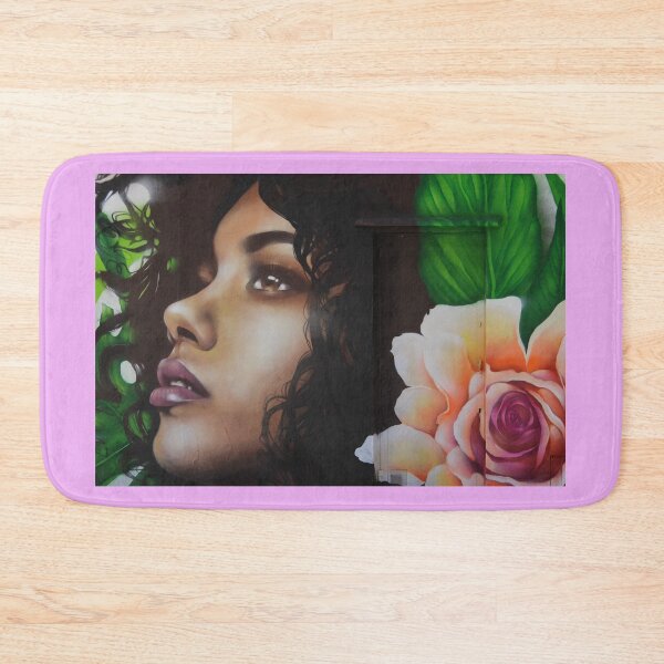 Item preview, Girl Flower Mural Ibiza designed and sold by eddiebarronshop.
