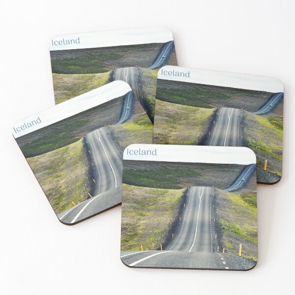 Item preview, Lonely empty road in northern Iceland, Original photography designed and sold by studio838.