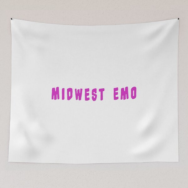 Item preview, Midwest Emo Sticker designed and sold by lemurdesigns.